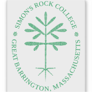 Pegatina Decal de sellado verde de vinilo rectangular