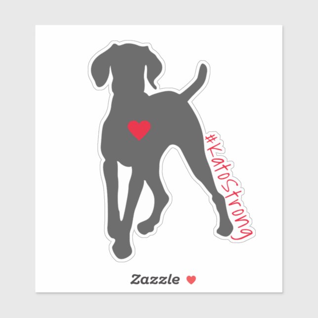 Pegatina Decal de vinilo de Kato Strong (Hoja)