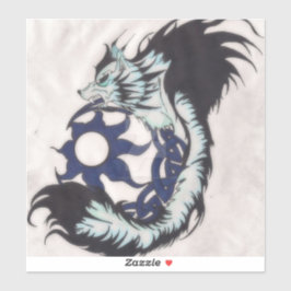 Pegatina Decal tribal Viking Wolf para portátil