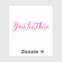 Pegatina Decales de vinilo de texto personalizado - Constru