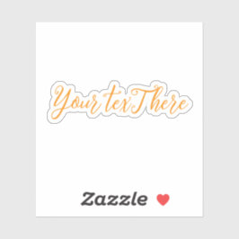 Pegatina Decales de vinilo de texto personalizado - Constru