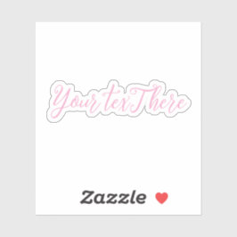 Pegatina Decales de vinilo de texto personalizado - Constru