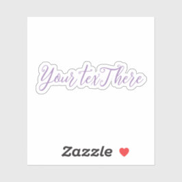 Pegatina Decales de vinilo de texto personalizado - Constru