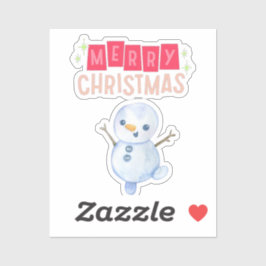 Pegatina Deck the Halls: Feliz Navidad Alegre"