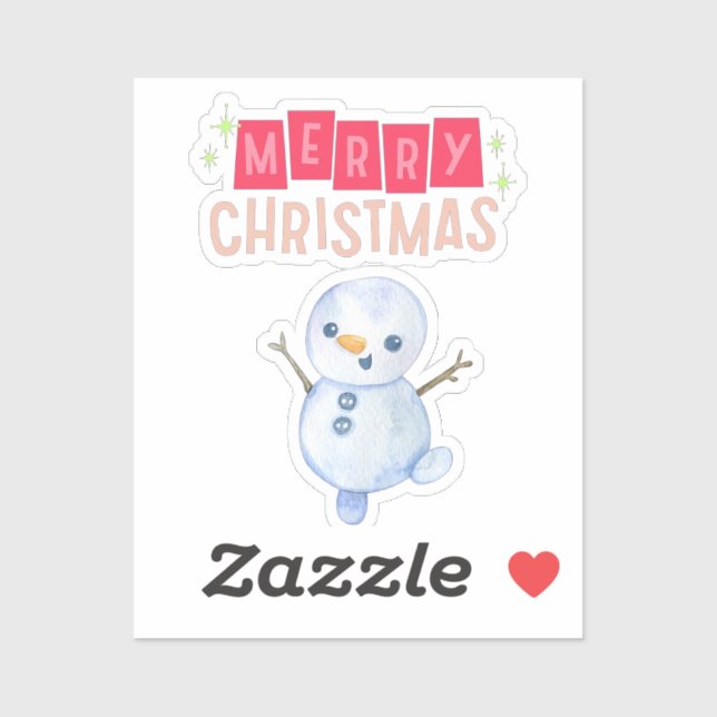 Pegatina Deck the Halls: Feliz Navidad Alegre" (Hoja)