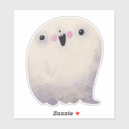 Pegatina Decoración de Halloween Cuidada Fantasma