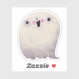 Pegatina Decoración de Halloween Cuidada Fantasma