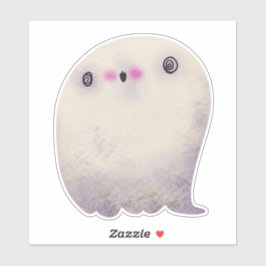 Pegatina Decoración de Halloween Cuidada Fantasma