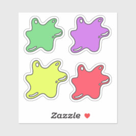 Pegatina decorativo con forma de delgado