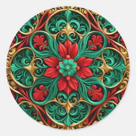 Pegatina decorativo del Día Verde