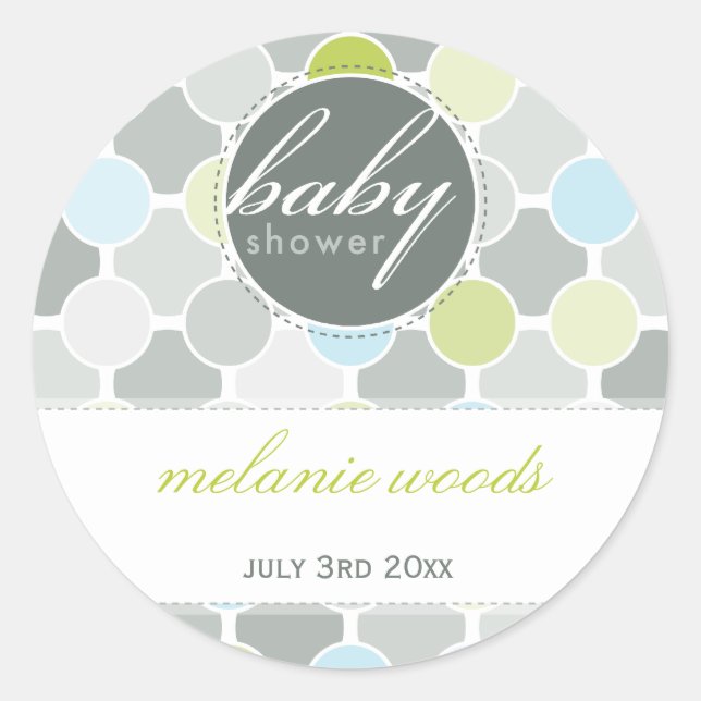 PEGATINA DECORATIVO DEL EVENTO :: puntos difusos 1 (Anverso)