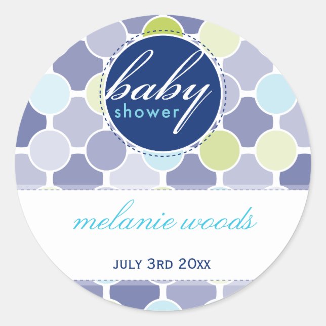 PEGATINA DECORATIVO DEL EVENTO :: puntos difusos 5 (Anverso)