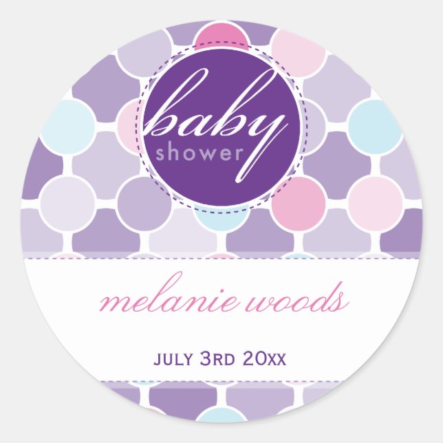 PEGATINA DECORATIVO DEL EVENTO :: puntos difusos 7 (Anverso)