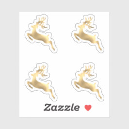 Pegatina Deer Holidays Navidades Envelope Winter Antlers