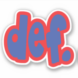 Pegatina def.