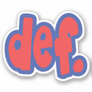 Pegatina def.