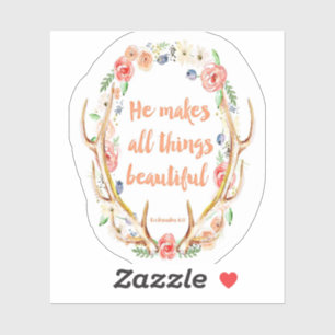 Pegatina del 3:11 de Ecclesiastes