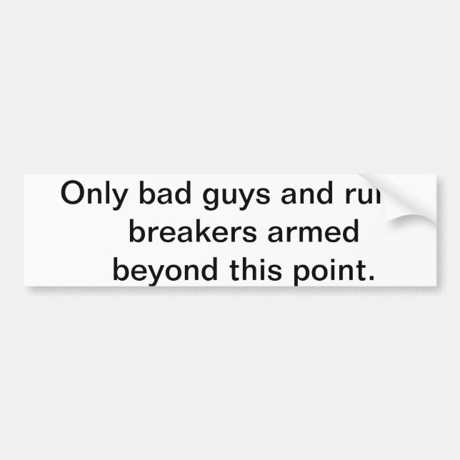 PEGATINA DEL ACCESORIO DE LA ZONA FRANCA DE ARMA (Frente)