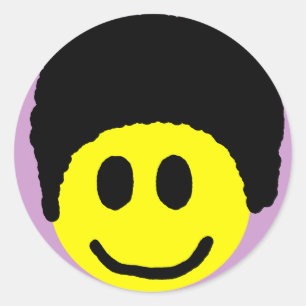 Pegatina del Afro