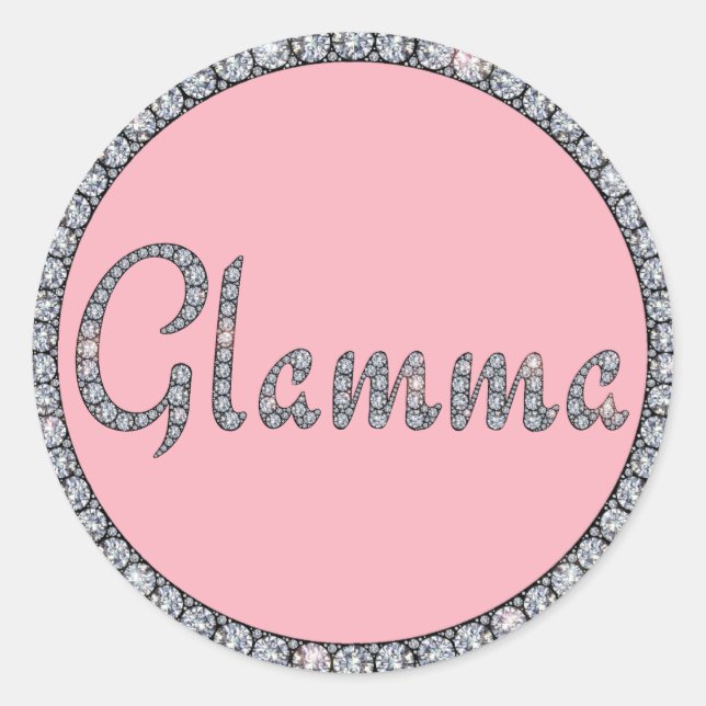 Pegatina del anillo de reflexión de Glamma (Anverso)