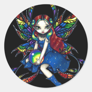 Pegatina del "arco iris de medianoche"