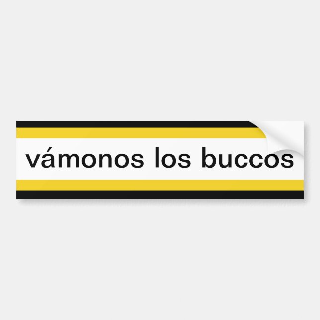 pegatina del automobíl de los buccos del los de (Frente)