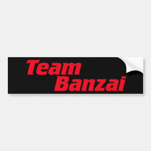 Pegatina del Banzai del equipo