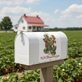 Pegatina del buzón de Strawberries