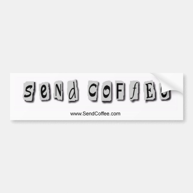Pegatina del café (Frente)