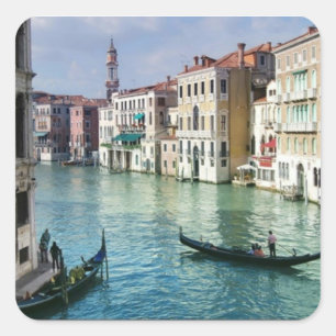 Pegatina del canal de Venecia