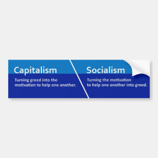 Pegatina del capitalismo/del socialismo