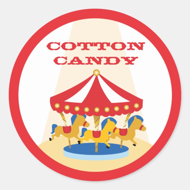 Pegatina del Carnaval de Circo (Anverso)