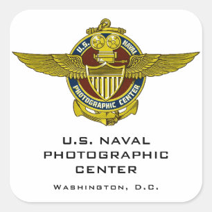 Pegatina del Centro Fotográfico Naval de Estados U