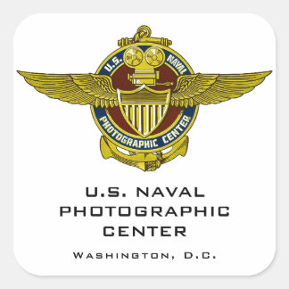 Pegatina del Centro Fotográfico Naval de Estados U