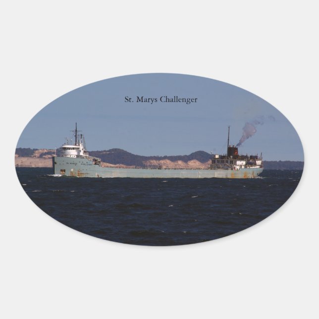 Pegatina del Challenger de St. Marys (Anverso)