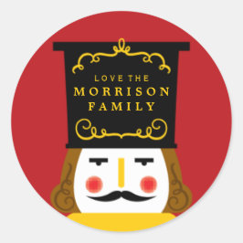 Pegatina del cierre del sobre del cascanueces del