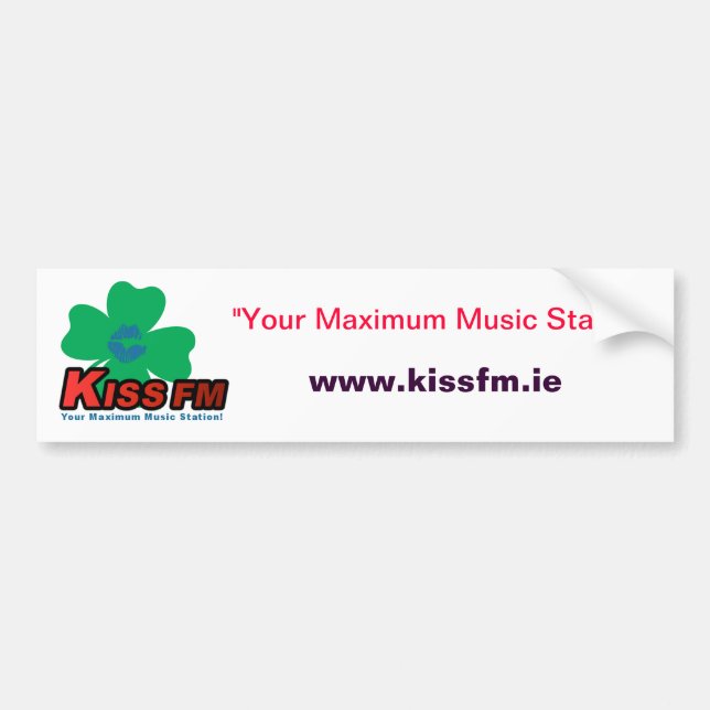 Pegatina del coche de FM Irlanda del BESO (Frente)