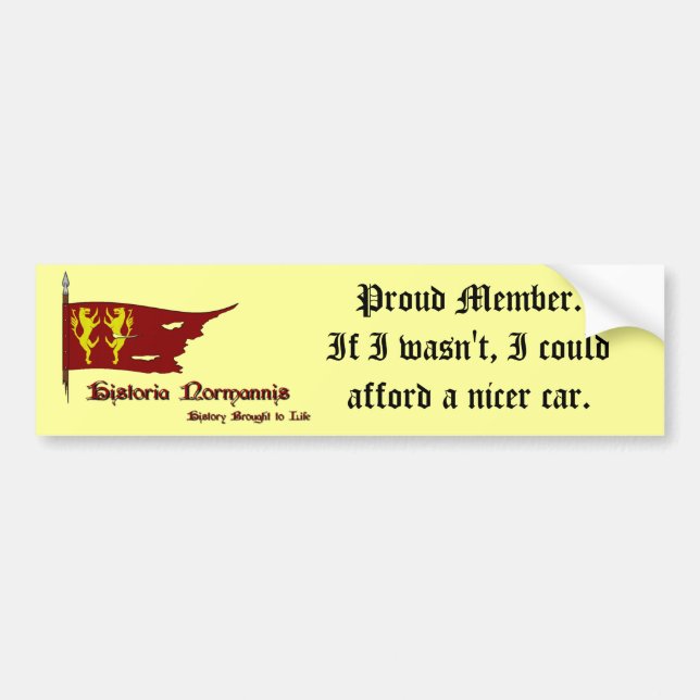 Pegatina del coche de Normannis (Frente)