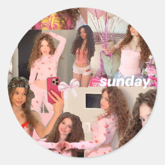 Pegatina del Collage del Sunday Kalogeras