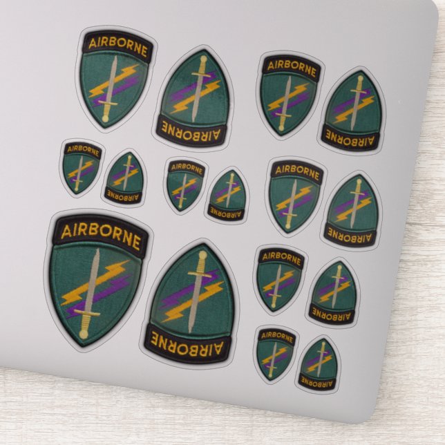 Pegatina del Concurso de Asuntos Civiles del Ejérc (Detalle)