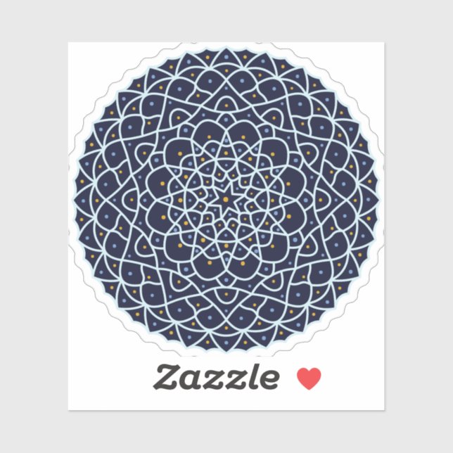 Pegatina del concurso nocturno celestial (Hoja)