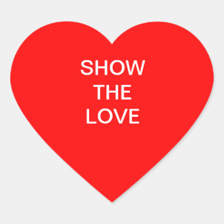 Pegatina del corazón