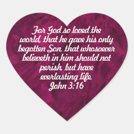 Pegatina del corazón