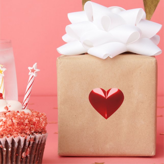 Pegatina del corazón de amor (Fiesta)