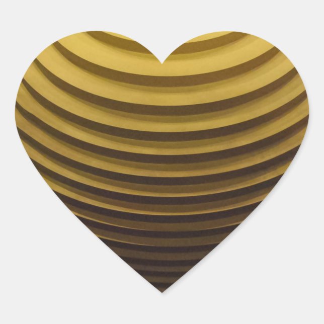 Pegatina del corazón del Damper de Taipei 101 (Anverso)