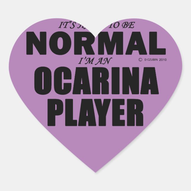 Pegatina del corazón del jugador normal de la ocar (Anverso)