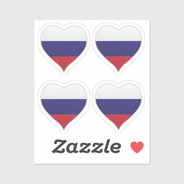 Pegatina del corazón del orgullo de la bandera de  (Hoja)
