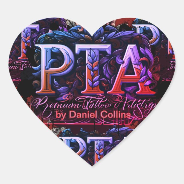 Pegatina del corazón "Femi-fied" (Anverso)