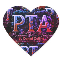 Pegatina del corazón "Femi-fied"