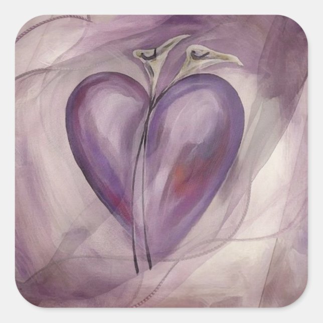 Pegatina del corazón revelador (Anverso)